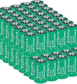 «90 Pack» 3V 950mAh CR1/2AA Non-Rechargeable Lithium Battery for VARTA CR1/2AA Series Battery