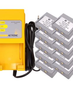 (10 Pack) 3.6V 2100mAh 68300900 hetronic Battery + (1 Pack) hetronic 68300900 Battery Charger uch-2