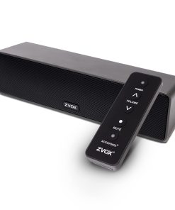 ZVOX AccuVoice AV100 Compact TV Soundbar Speaker with 6 Levels of Voice Boost, Black