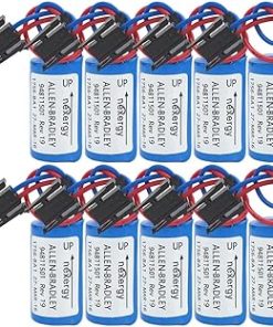(10 Pcs/Set) 1756-BA1 3V 1800mAh Battery PLC for Allen Bradley Replacemen Battery AB 1756-L1 3A-AB