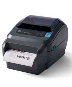 ZEBRA GX420d Direct Thermal Desktop Printer Print Width of 4 in USB Serial and Parallel Port Connectivity Includes Cutter GX42-202512-000