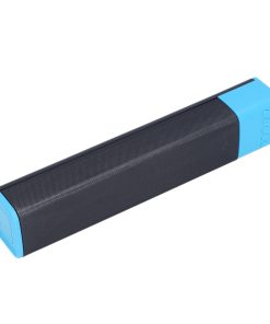 ZJchao Cordless RGB Soundbar, Cordless Speaker Dual 5W Soundbar RGB Light for Home Gathering (Blue)