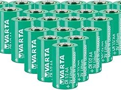 (20-Pack) for Varta CR1/2AA 3V Lithium Battery CR14250 for Suunto Favor & Companion Non-Rechargeable