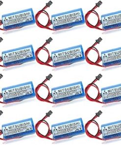 (12 Pack) 3V 1800mah Q6BAT CR17335SE-R Lithium Battery Replacement for QNS System Q6BAT,CR17335SE-R Battery