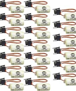 (20 Pack) 3V 1000mAh 1747-BA 1769-BA PLC Battery Replacement for 1747-BA,1769-BA, 1756-BA1,TL-2150/C, 1746-BAS, SLC-500 Series Backup Power Supply