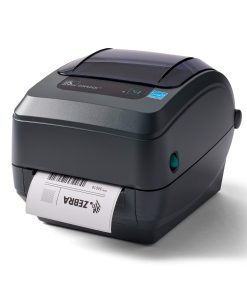 ZEBRA GX420t Thermal Transfer Desktop Printer Print Width of 4 in USB Serial and Ethernet Port Connectivity GX42-102410-000