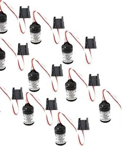 (10-Pack) 3V Lithium PLC Battery Replace 1769-L23-QBFC1B, 1769-L23E-QB1B, 1769-L23E-QBFC1B, 1769-L32E, 1769-L35E, 1747BA, 1769-BA, 1769-BA2, 41761, 41762, 41763, 41764, SLC5/01, SLC500, COMP109