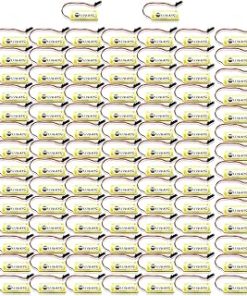 «100 Pack» 3V 1800mAh 1770-XYC Replacement Lithium Battery Compitable for Allen Bradley PLC 1770-XYC/A 1770-XYB 1756-BA1 with Black Plug