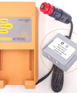 (1Pc Battery with Charger) UCH-2 Battery Charger UCH2 Input 10-30VDC Out 300/780mA with 3.6 Volt Hetronic 683 00900 Battery, Hetronic 68300900 Battery with Charger (Car charger)