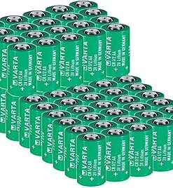 «70 Pack» 3V 950mAh CR1/2AA Non-Rechargeable Lithium Battery for VARTA CR1/2AA Series Battery