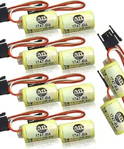 (10 Pack) 1747-BA 1769-BA for Allen Bradley 1747-BA PLC Battery 3V 1000mah, CR14250SE 3V 1/2AA Lithium Battery