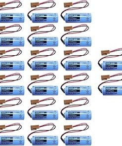 (20 Pack) BR-AG Battery 3V 1800mah Lithium Battery for BR-AG 3V Battery with Brown Plug