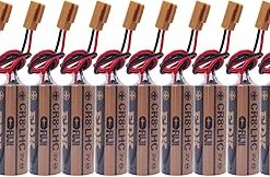(10 Pack) 3V 2600mAh CR8.LHC Non-Rechargeable Battery Replacements for Fuji FDK CR8-LHC PLC Controller Backup Battery with Brown Plug