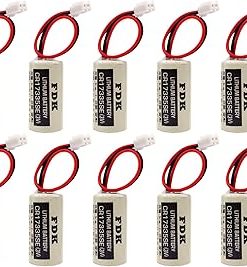 (10 Pack) 3V 1800mAh CR17335SE Non-Rechargeable Lithium Battery for FDK CR17335SE 3V Epson Robot Controller RC Series Battery