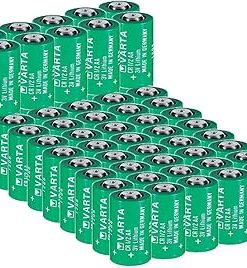«60 Pack» 3V 950mAh CR1/2AA Non-Rechargeable Lithium Battery for VARTA CR1/2AA Series Battery