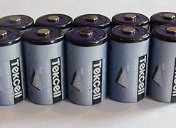 (10) 3.6V ADT Tekcell SB-AA02 14250 1/2AA LITHIUM BATTERIES