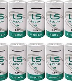 (10-Pack) LS 26500 C Size 3.6V 7.7Ah Battery for LS26500 LSH14 ER26500 PLC Battery
