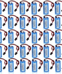 «30 Pack» 3V 1800mah Q6BAT CR17335SE-R Lithium Battery for Mitsubishi QNS System Q6BAT Q25PRHCPU Q170HBATC