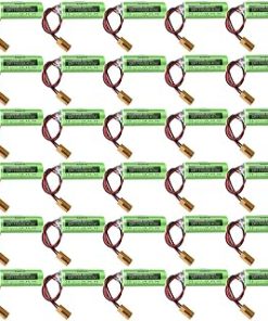 «30 Pack» 3V 2500mah CR17450SE-R Non-Rechargeable Lithium Battery with Brown Plug for FANUC A98L-0031-0012 CNC System, green