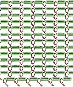 «90 Pack» 3V 2500mah CR17450SE-R Non-Rechargeable Lithium Battery with Brown Plug for FANUC A98L-0031-0012 CNC System, green