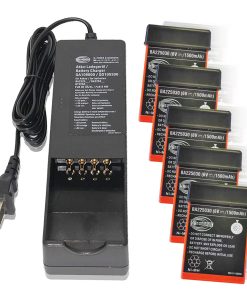 ﹙▷1 Charger+5 Battery◁﹚QA109600/ QD109300 Charger for HBC Radiomatic BA225030 Battery Charger（AC 110V~220V）