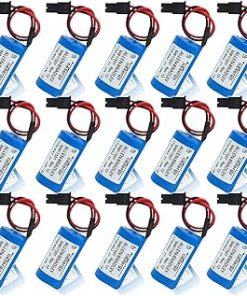 «15 Pack» 3V 1800mAh 1756-BA2 PLC Lithium Battery Compitable for Allen Bradley 1756-BA2 BR2/3A-AB 1745-B1 Battery