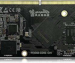 YY3568 Open-Source Developer Kit Rockchip RK3568 Soc Support Android11.0, Debian10.0 and OpenHarmony OS, 64-bit AI Mainboard for Face Recognition Prototyping (Core Board 4GB RAM)