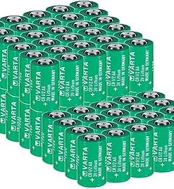«80 Pack» 3V 950mAh CR1/2AA Non-Rechargeable Lithium Battery for VARTA CR1/2AA Series Battery