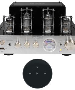(1) Rockville BluTube SG 70w Tube Amplifier/Home Theater Stereo Receiver w/Bluetooth Bundle with (1) Rockville Mini WiFi Music Player Wireless Audio Streaming Multiroom Stereo Receiver (2 Items)