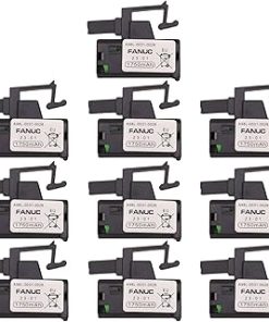(10-Pcs) A98L-0031-0026 3V 1750mAh PLC Lithium Battery for FANUC A02B-0309-K102 PN FANUC A98L-0031-0026 CNC Machine controler Battery (3 Volt, 1.75 Ah, Non-rechargrable)