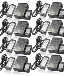 «8 Pack» 13.2V 7800mAh Ni-MH Rechargeable Battery Pack for BTR-08 Fujikura Fusion Splicer FSM-60S 18S 60R with Equipment Battery Charger