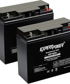 (2 Pack) ExpertPower 12 Volt 20 Ah Rechargeable SLA Battery [EXP12200]