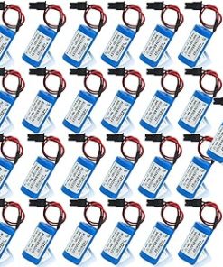 «25 Pack» 3V 1800mAh 1756-BA2 PLC Lithium Battery Compitable for Allen Bradley 1756-BA2 BR2/3A-AB 1745-B1 Battery