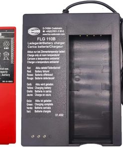 (1Charger+2 Battery) for HBC Battery Charger, FLG-110B D-74564 for FUB10AA/BA214061/BA213020/BA213030 Battery
