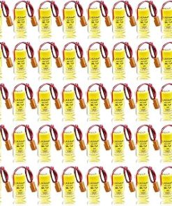 «40 Pack» 3V 1600mAh Br-2/3a Lithium Battery Replacement for FANUC A98L-0031-0006 PLC Industrial Lithium with Brown Plug
