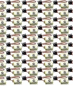 «60 Pack» 3V 1000mAh 1747-BA/1769-BA CR14250SE Non-Rechargeable Lithium Battery for 1747-BA, 1769-BA 3V A-B PLC Battery