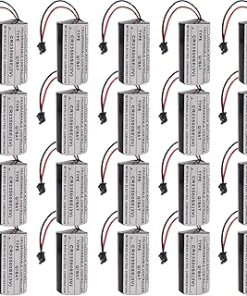 (20-Pack) 3V CR23500SE 6000mAh Battery for Mitsubishi Q Series Battery Q7BAT/CR23500SE 3V PLC Battery
