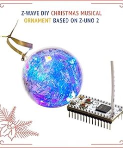 Z-Wave DIY Christmas Tree Musical Ornament Z-Wave.Me Z-Uno 2 - Plays Christmas Songs and twinkles. Works with Home Assistant, Smart Things, Z-Wave.Me and Other Z-Wave Controllers