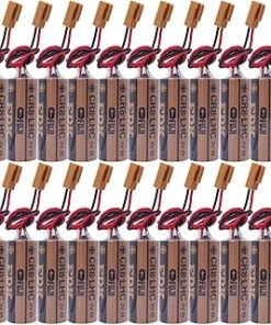 (20 Pack) 3V 2600mAh CR8.LHC Non-Rechargeable Battery Replacements for Fuji FDK CR8-LHC PLC Controller Backup Battery with Brown Plug