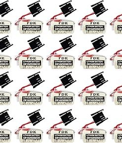 (20 Pack) Replacement for FDK CR14250SE 3V 1000mAh 1/2AA PLC Battery for 1747-BA Backup Power Supply with Black Plug