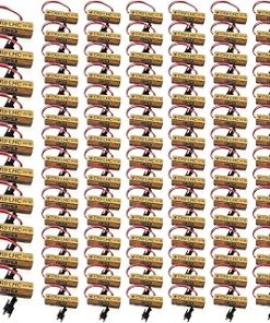 （100pcs） CR8.LHC 3V Lithium Battery 2600mAh for Fuji FDK CR8-LHC Battery, Non-Rechargeable with Black Plug