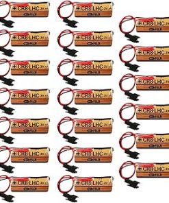 (20 Pack) CR8.LHC 3v Battery Replacement for FDK CR8.LHC 3V 2600mAh Non-Rechargeable Battery with Black Plug