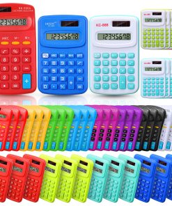 Yunsailing 48 Pcs Pocket Calculator Bulk Small Basic Calculator 4 Function Calculator Battery Powered Calculator 8 Digit Display Calculator Pocket Size for Students Kids School Home Office, 3 Styles