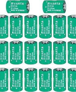 (20 Pack) CR1/2AA 3V 950mAh Lithium Battery,for CR1/2AA Series Battery, Non-Rechargeable Lithium Battery