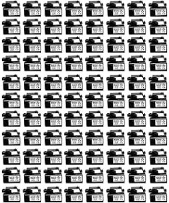 (100 Pack) A98L-0031-0028 3V 1750mAh PLC Battery Replacement for Fanuc A98L-0031-0028/A02B-0309-K102 Battery with 3P Plug