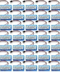 «35 Pack» 3V 1800mah Q6BAT CR17335SE-R Lithium Battery for Mitsubishi QNS System Q6BAT Q25PRHCPU Q170HBATC