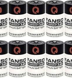 (10-Pack) FANSO ER26500H ER26500 3.6V 8500mAh Size C Lithium Battery for Automobile Tire Pressure Monitor