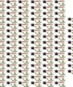 (100 Pack) 1769-ba 3V 1000mAh 1747-BA 1769-BA PLC Battery Replacement for 1747-BA,1769-BA, 1756-BA1,TL-2150/C, 1746-BAS, SLC-500 Series Backup Power Supply