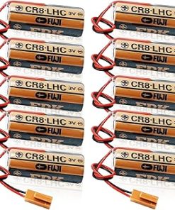 （10 Pack） for Fuji FDK CR8.LHC 3V Lithium Battery 2600mAh CR8-LHC Battery with Brown Plug