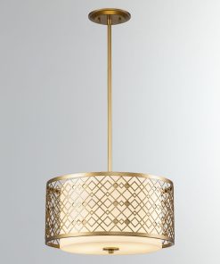 Ziggy Large Pendant Light in Lacquered Gold
